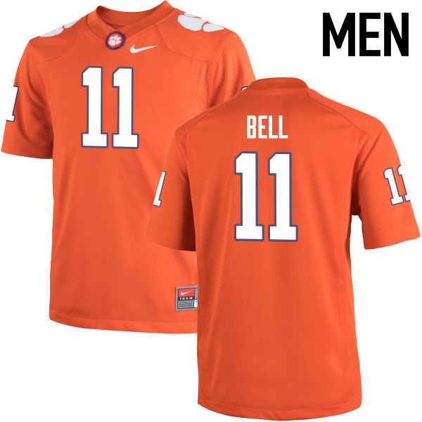 Men Clemson Tigers #11 Shadell Bell College Football Jerseys-Orange - Click Image to Close